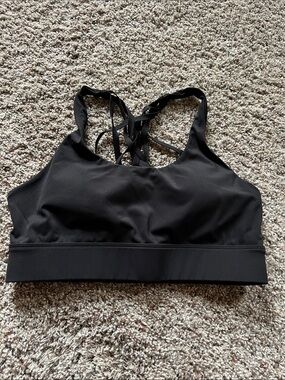 Zyia Black Strappy Sports Bra - Women